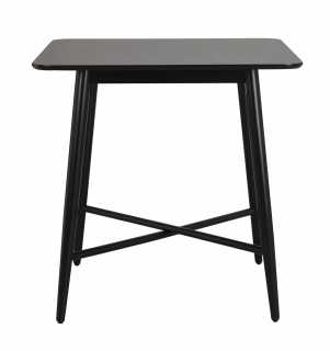 Rowico Home, Barový stůl LOTTA Black, 90x90 cm | černá