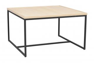 Rowico Home, Čtvercový konferenční stolek DEERFIELD 80 cm | Světle hnědý