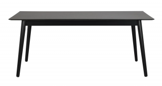 Rowico Home, Jídelní stůl LOTTA Black, 180x90 cm | černá