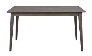 Rowico Home, Jídelní stůl z masivního dubu FILIPPA Dark brown, 140x90 cm | tmavě hnědá