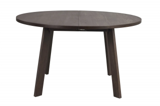 Rowico Home, Jídelní stůl z masivního dubu GLENSIDE Brown, 130x130 cm | hnědá