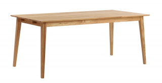 Rowico Home, Jídelní stůl z olejovaného dubu FILIPPA Oak, 180x90 cm | dub, přírodní