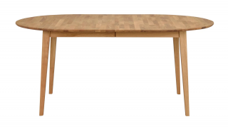 Rowico Home, Klasický oválný jídelní stůl z dubu FILIPPA Oak, 170x105 cm | dub, přírodní