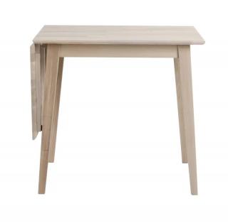 Rowico Home, Kompaktní skládací jídelní stůl FILIPPA 80 cm | přírodní