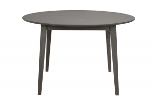 Rowico Home, Kulatý jídelní stůl FILIPPA Dark brown, 120x120 cm | tmavě hnědá