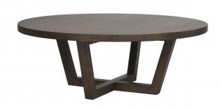 Rowico Home, Kulatý konferenční stolek BOXFORD 110 cm | Hnědý