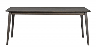 Rowico Home, Nadčasový jídelní stůl v hnědém dubu FILIPPA Dark brown, 180x90 cm | tmavě hnědá