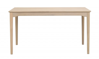 Rowico Home, Obdélníkový jídelní stůl MARKHAM Whitewash, 140x90 cm | světle hnědá