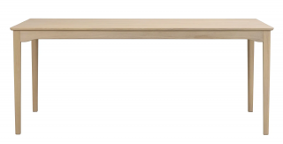 Rowico Home, Obdélníkový jídelní stůl MARKHAM Whitewash, 180x90 cm | světle hnědá
