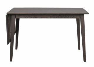 Rowico Home, Rozkládací jídelní stůl FILIPPA Dark brown, 120x80 cm | tmavě hnědá