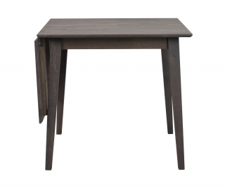 Rowico Home, Rozkládací jídelní stůl FILIPPA Dark brown, 80x80 cm | tmavě hnědá