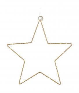 Sirius, Závěsná dekorace Liva Star, hvězda | zlatá