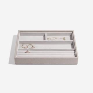 Stackers, Box na šperky Taupe Classic Ring & Bracelet Layer | šedobéžová