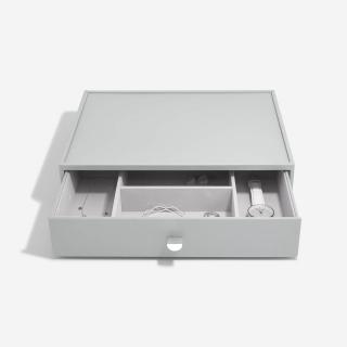 Stackers, Box se šuplíkem na šperky Pebble Grey Supersize Accessory Drawer  | šedá