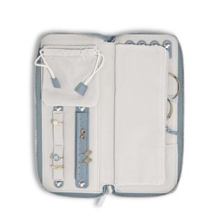 Stackers, Cestovní šperkovnice Jewellery Roll Dusky Blue | modrošedá