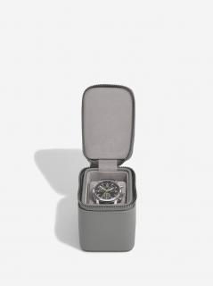 Stackers, Cestovní šperkovnice na hodinky Zipped Travel Watch Box Slate Grey | šedá