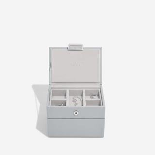 Stackers, Mikro krabička na šperky Micro Jewellery Box Pebble Grey | šedá
