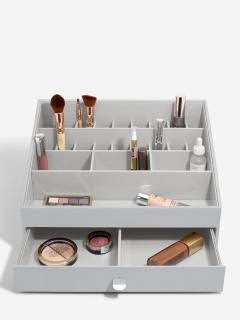 Stackers, Oragnizér na kosmetiku Makeup Organiser Pebble Grey | šedá