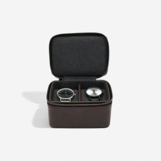 Stackers, pánská cestovní šperkovnice na hodinky Brown Large Travel Watch Box | hnědá