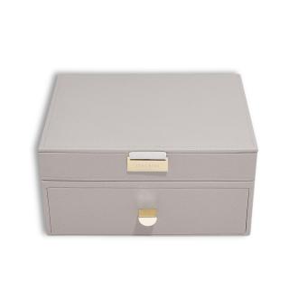 Stackers, Šperkovnice 2 v 1 Taupe Drawer Mixed | šedobéžová