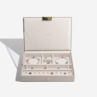 Stackers, Šperkovnice Taupe Classic Charm Jewellery Box Lid | šedobéžová