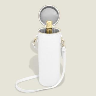 Stackers, Taška na láhev šampaňského Champagne Bottle Bag White Pebble | bílá