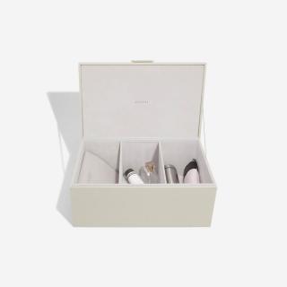 Stackers, Úložný box Oatmeal & Brushed Gold Medium Storage Box | krémová