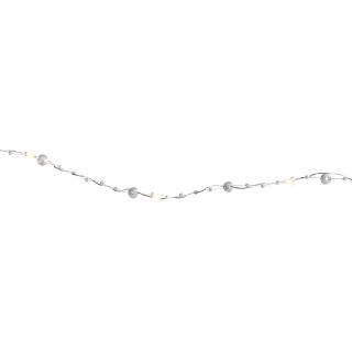 Star Trading, Světelný řetěz + perly DEW DROP 20xLED | teplé bílé světlo