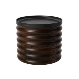 Umbra, Dřevěná šperkovnice / misky na šperky Tesora Wood Black | hnědá, černá