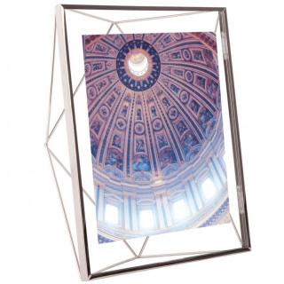 Umbra, Geometrický fotorámeček Prisma 20 x 25 cm | stříbrný