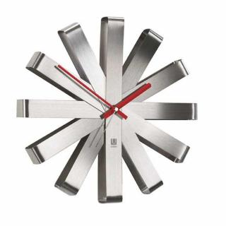 Umbra, Nástěnné hodiny Ribbon 30 cm | ocelové