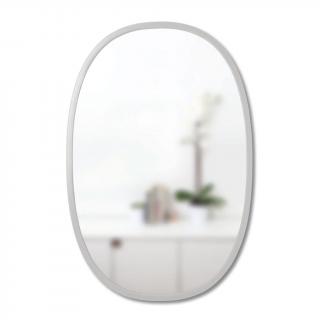 Umbra, Oválné zrcadlo Hub Oval Grey | šedé