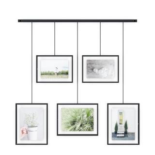 Umbra, závěsné fotorámečky Exhibit, 5 fotek | černé