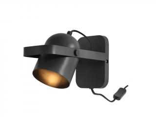 Villa Collection, Lampa k upevnění na zeď Nesvik 15x10,7x23,5 cm Black