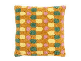 Villa Collection, Polštář Styles 45 x 45 cm Rose/Green/Brown/Yellow