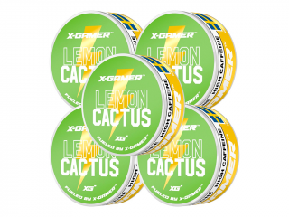 [5-PACK] Energetické sáčky X-Pouch Lemon Cactus - 5x20 sáčků