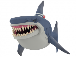 Akční figurka Fortnite Victory Royale Series Upgrade Shark - 15 cm
