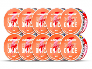 [BOOST-PACK] Energetické sáčky X-Pouch Peach on Ice - 10x20 sáčků