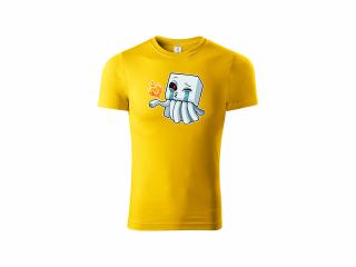 Dětské tričko Ghast - žluté Velikost trička: 122 (4-6 let)
