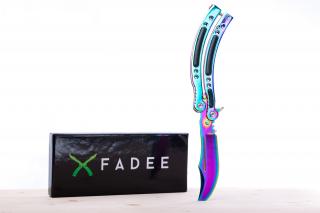 Fadee Butterfly Fade V2 - motýlek (Ostrý) CS:GO nože