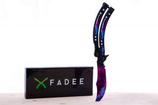 Fadee Butterfly Galaxy Black - motýlek CS:GO nože