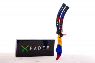 Fadee Butterfly Marble Fade - motýlek (Ostrý) CS:GO nože