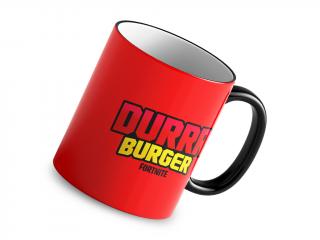 Hrnek Durrr Burger - eervený
