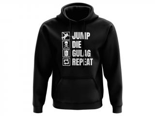 Mikina Jump Die Gulag Repeat Velikost: M