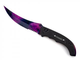 (MW) Flip Knife Long | Doppler Phase (Minimal Wear)