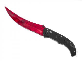 (MW) Flip Knife Long | Ruby (Minimal Wear)