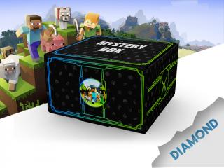 Mystery Box Minecraft - Diamond (OBSAHUJE BATOH) Velikost oblečení: L