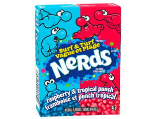 Nerds Surf & Turf Raspberry & Tropical Punch - 46,7g