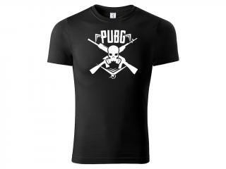 PUBG Tričko Maska - černé Velikost trička: XL