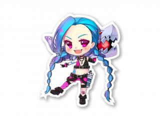 Samolepka Chibi Jinx